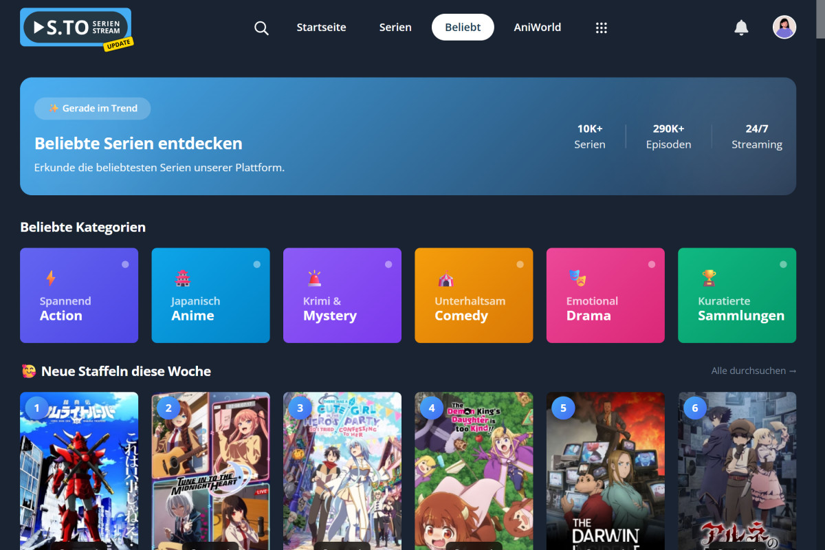 Beliebte Serien erkunden