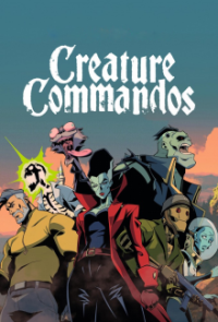 Creature Commandos Cover, Online, Poster